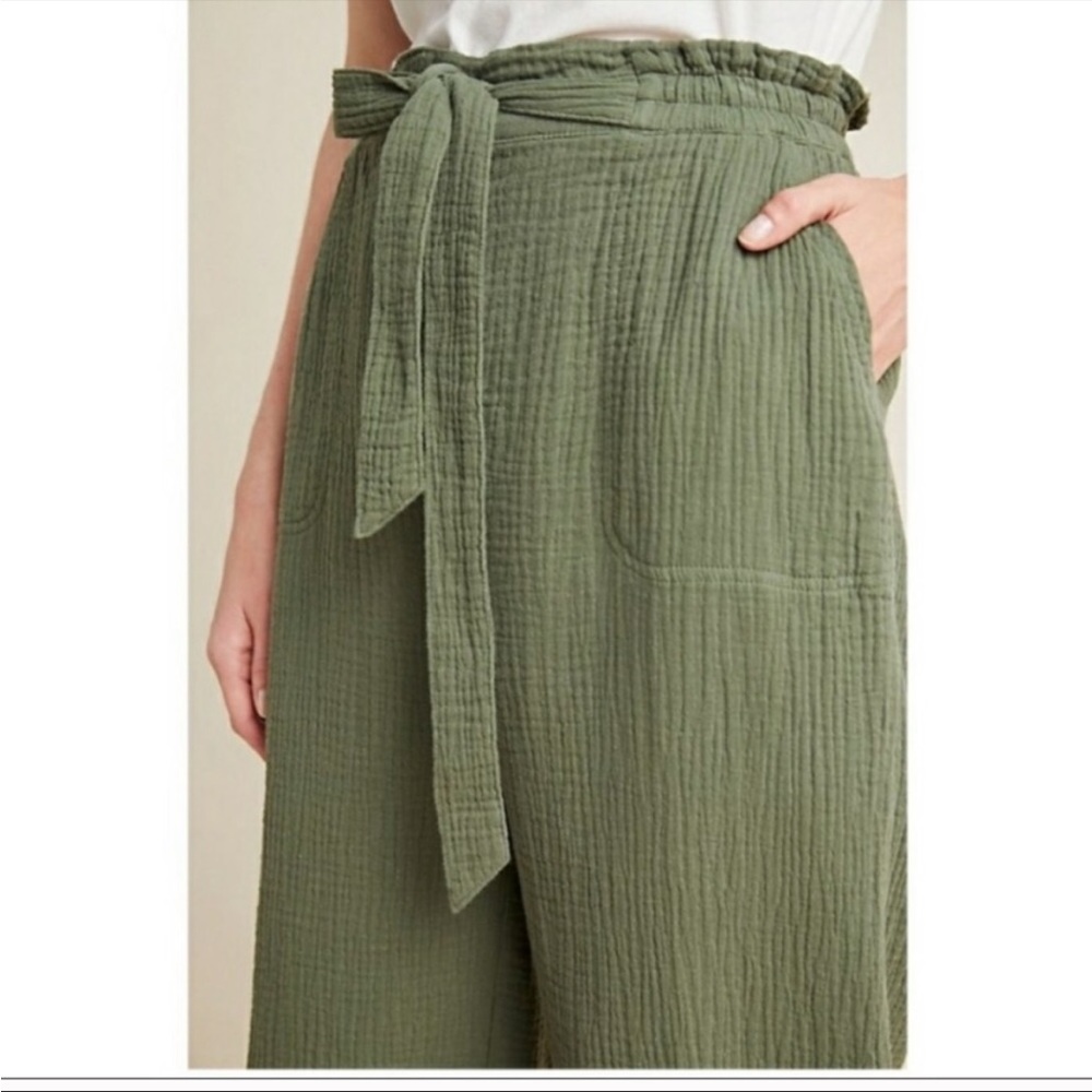 Anthropologie Kimber Paperbag-Waisted Trousers - White - Picture 4 of 8
